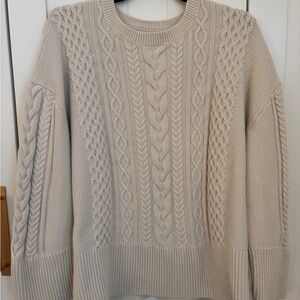 GAP Cream Knit Sweater - Cotton